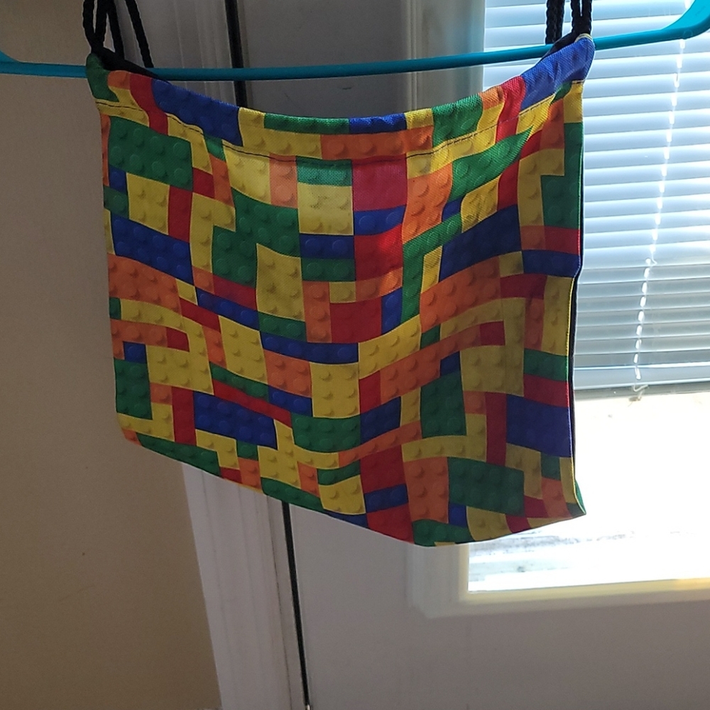 Kids Lego patterned bag
